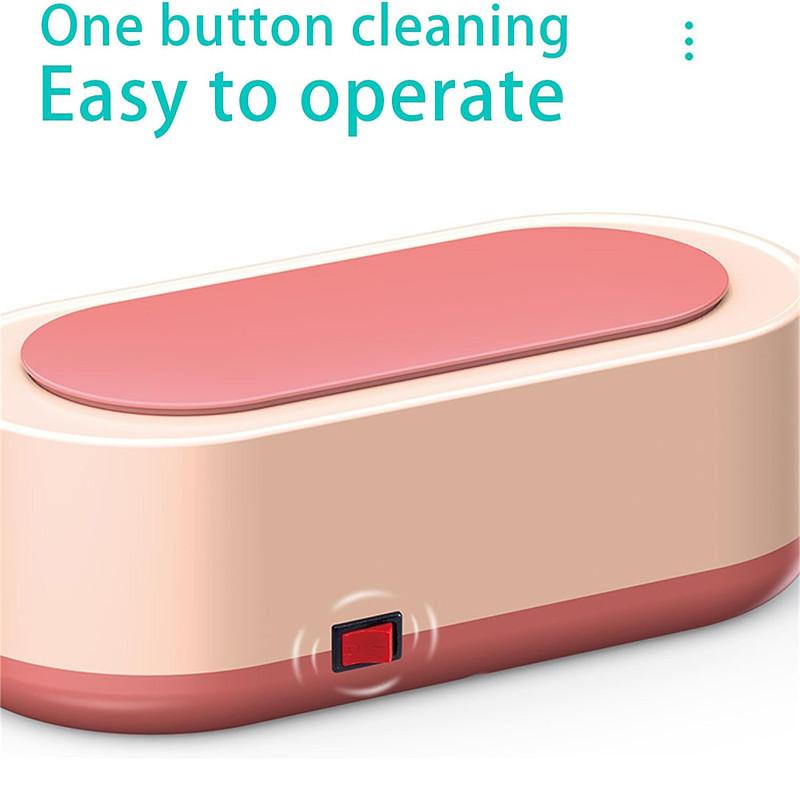 Kaasaskantav ehete puhastusmasin Ehtepuhastusvahend kõrgsagedusliku vibratsiooniga kodupuhastusvahend ehete, sõrmuse, kaelakeede, prillide, kellade puhastamiseks