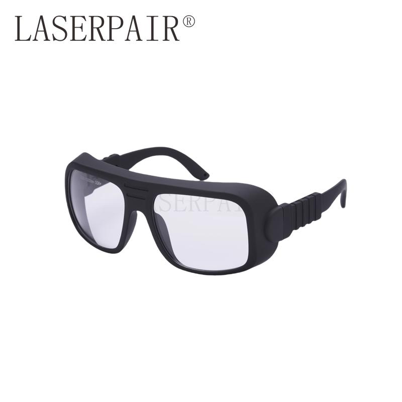 Oversize Premium High Quality CO2 Laser Eye Protection 10600nm Fractional Laser Safety Glasses (Transparent,safety glasses) прозрачный