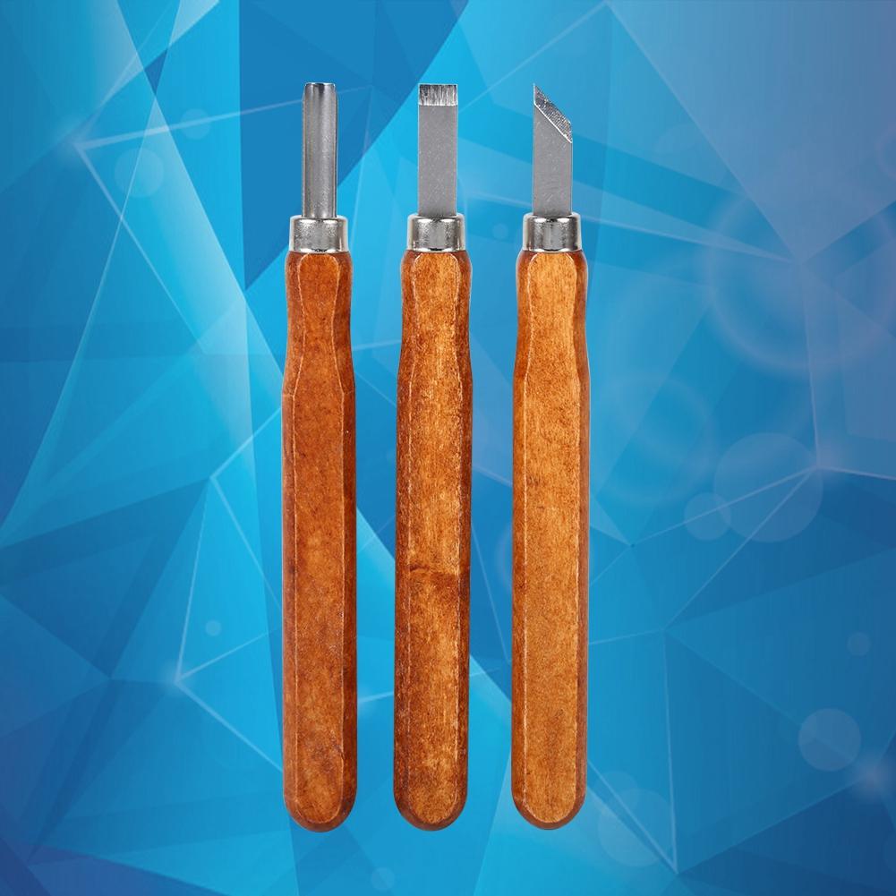 3 6 9Pcs Wood Carving Tools Set Knife Mini Chisel Steel With Hand Handle for DIY Craft Kit