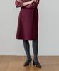 Ibokeuela Joie Wrap Skirt (Burgundy)