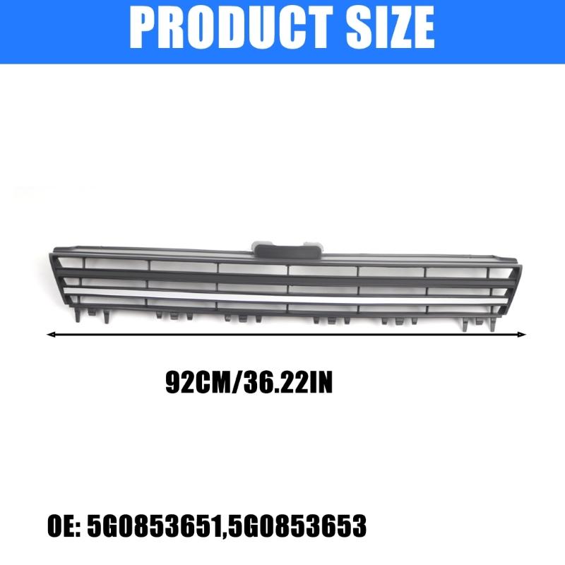 Automotive Exterior Replacement Front Main Center Radiator Grill For Golf Mk7 2013-2017 Pre Facelift 5G0853651 5G0853653