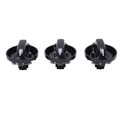 AC Climate Control Knob, 3 A/C Control Knobs Air Conditir Switch Replacement for 59050C010 Tundra 2000-2006