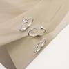 Winding Cross Butterfly Ring Female Niche Design Trendy Cold Wind Personality Love Shape Open Index Finger Ring