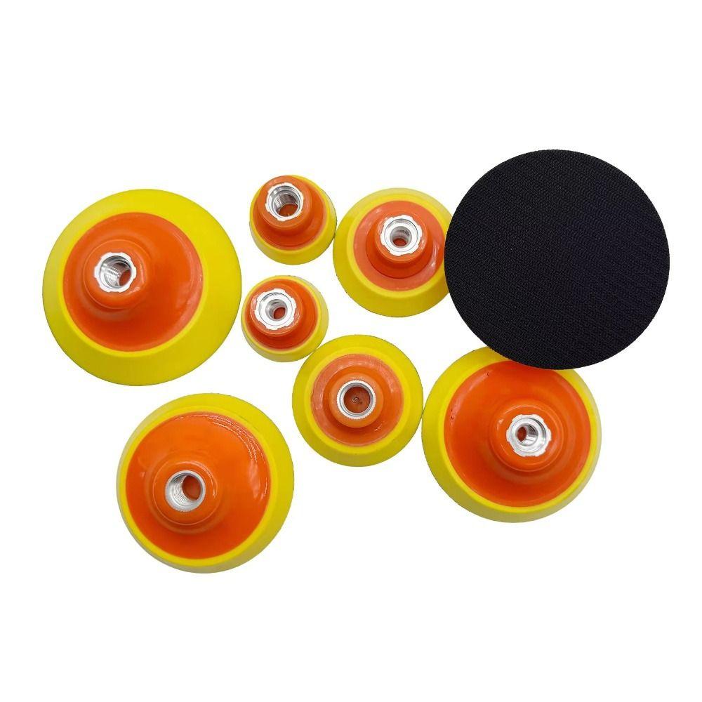 1Pcs 2-7 Inch Universal Backing Plate Plastic And Metal M10 M14 M16 Thread Sanding Pad Backer Hook And Loop Fastener