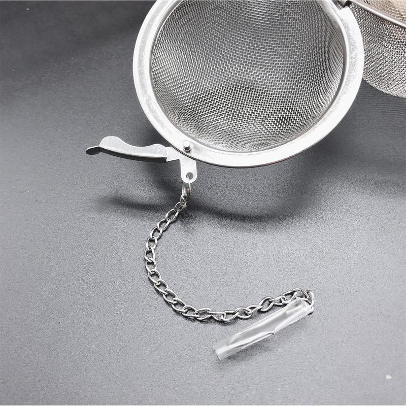 Tea Strainer Stainless Steel Tea Infuser Tea Leaves Seasoning Ball Strainer Teapot Fine Mesh Coffee Filter Teaware Diffuser