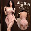 Summer Sexy Lingerie Suspender Embroidery Want To Tie Slim Floral Mesh Strap Tights