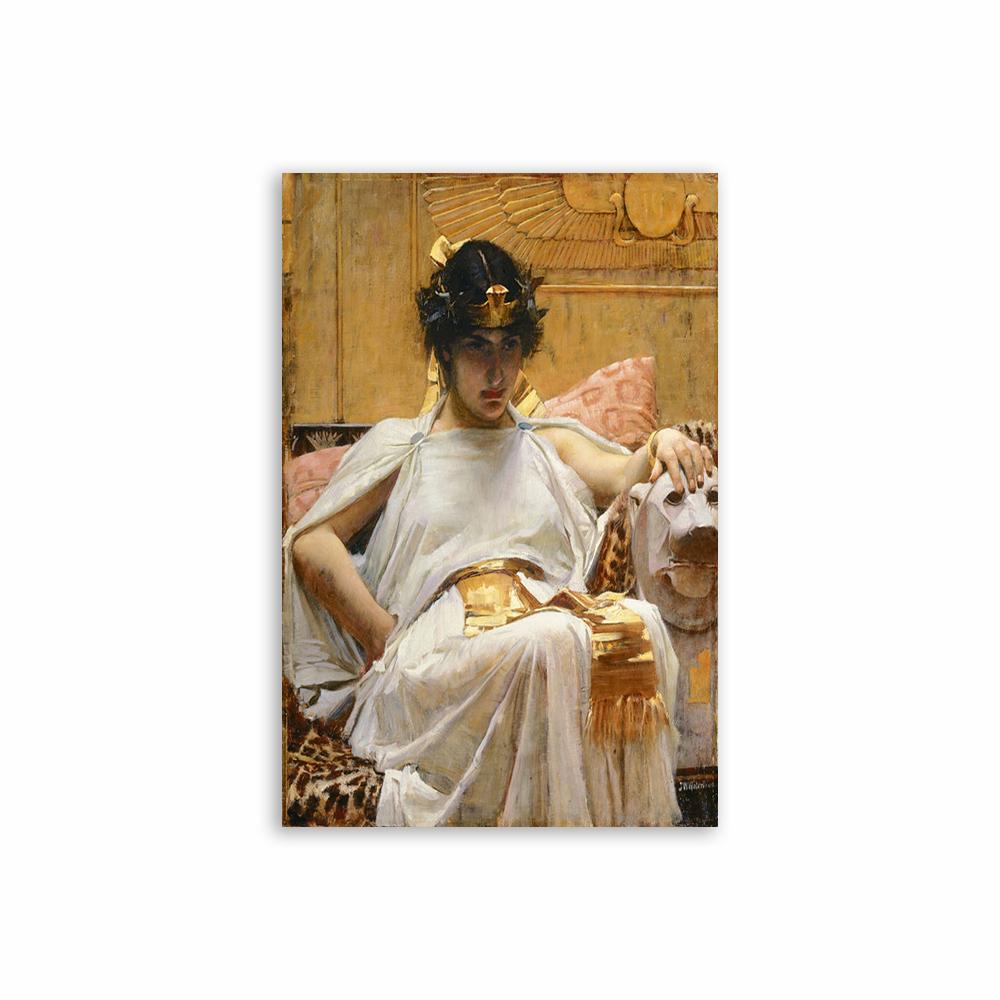 Cleopatra By John William Waterhouse Art Oil Painting Prints Wall Decor Canvas Painting John William Waterhouse: Destiny Prints 21X30CMNo Framed