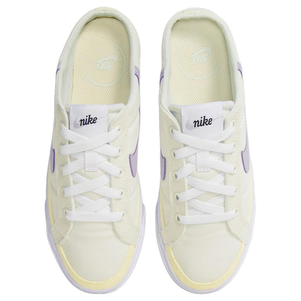 Nike Court Legacy Mule 'Light Yellow Purple' Women's Sneakers HJ3494-151