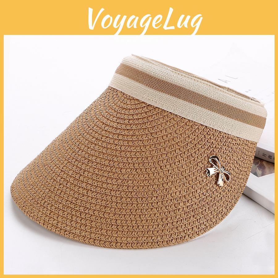 High-quality Korean Bowknot Top Hat Straw Hat Duck Tongue Hat Women's Summer Sunshade Beach Hat
