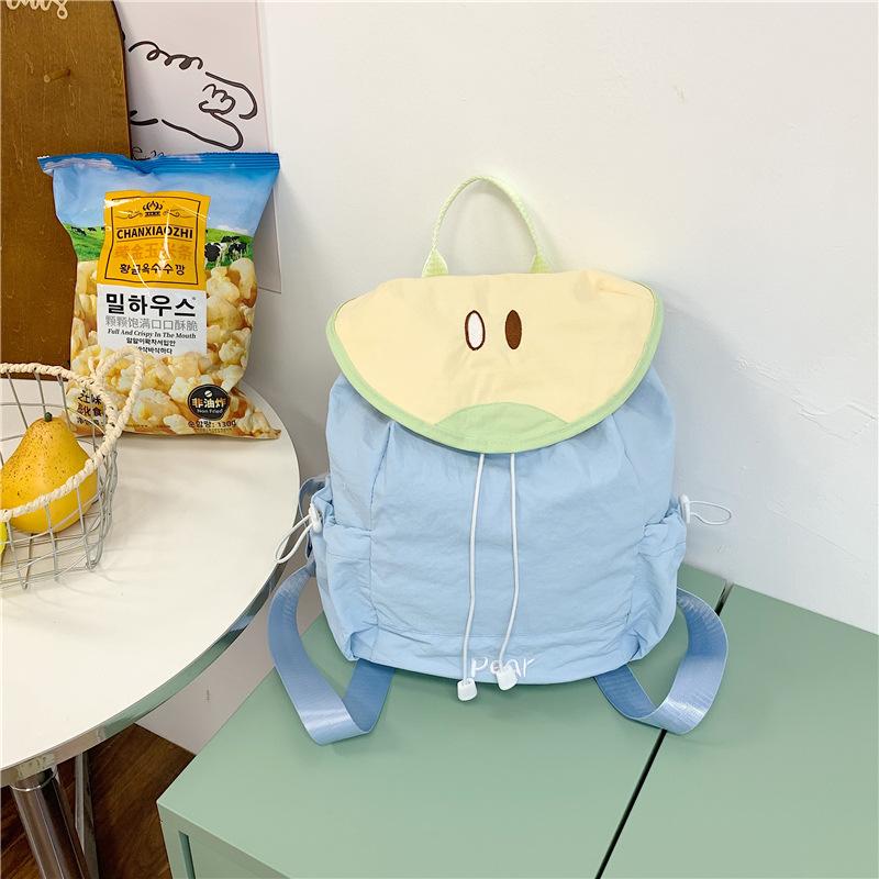 Schoolbag Summer Dopamine Contrasting Color Drawstring Backpack Colorful Fruit Department Student Travel Foreign Style Cute Backpack Tide
