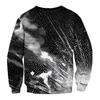 Men's Casual Fashion Printed Round Neck Pullover Sweatshirt