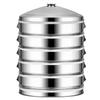 Extra Thick Stainless Steel Large Capacity Multi-layer Steamer Rack for Home and Commercial Use