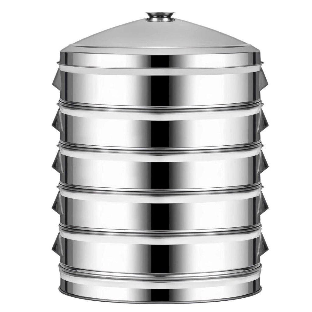 Extra Thick Stainless Steel Large Capacity Multi-layer Steamer Rack for Home and Commercial Use