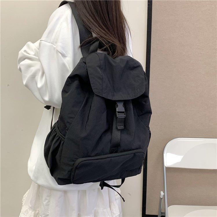 Schoolbag Campus Schoolbag Korea Light and Thin New Leisure Large Capacity Simple Travel Outdoor Light Backpack Backpack Explosion