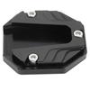 High Strength Motorcycle Side Stand Plate Black Support Plate Replacement Kickstand Extender Grass
