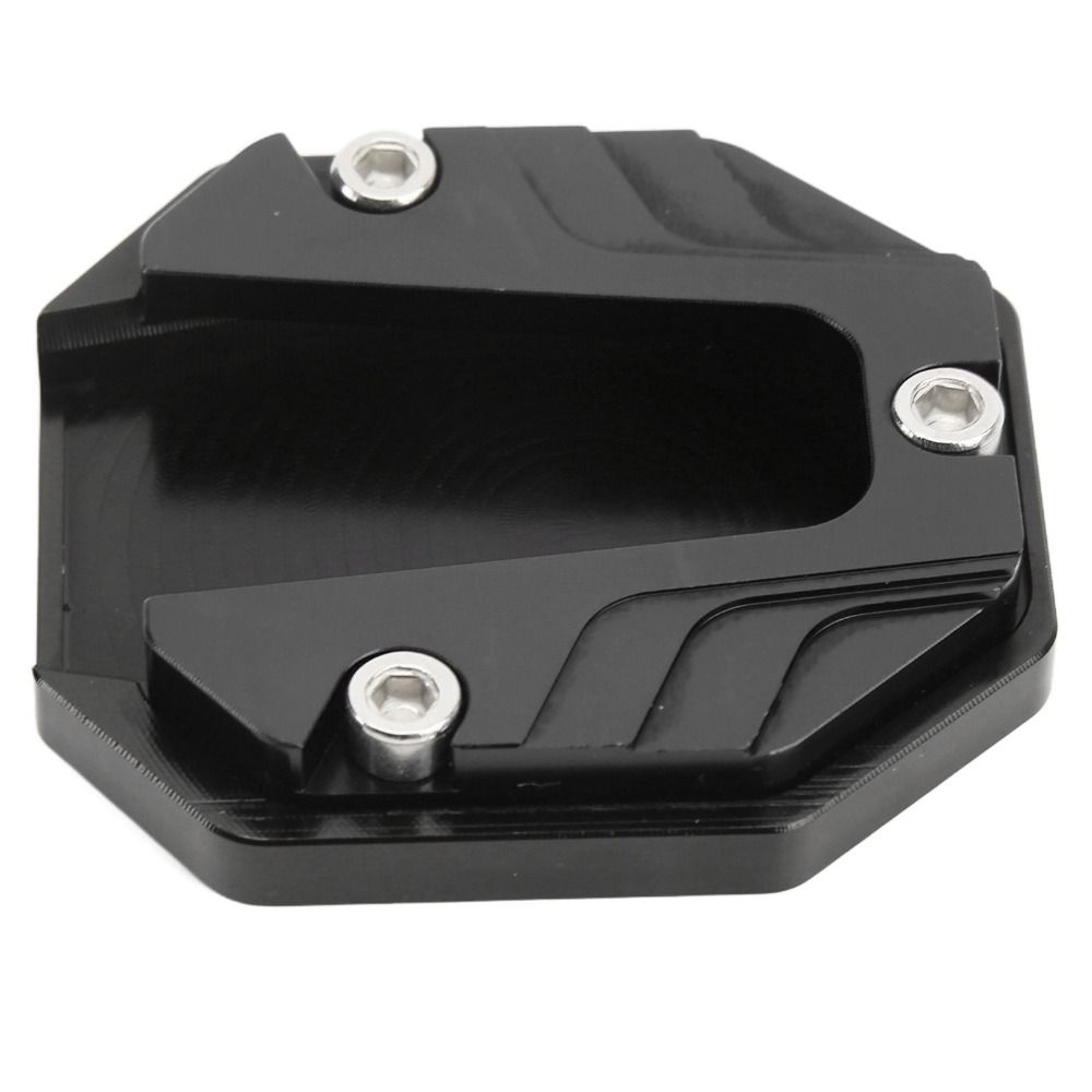 High Strength Motorcycle Side Stand Plate Black Kickstand Extender Kickstand Pad  Parking