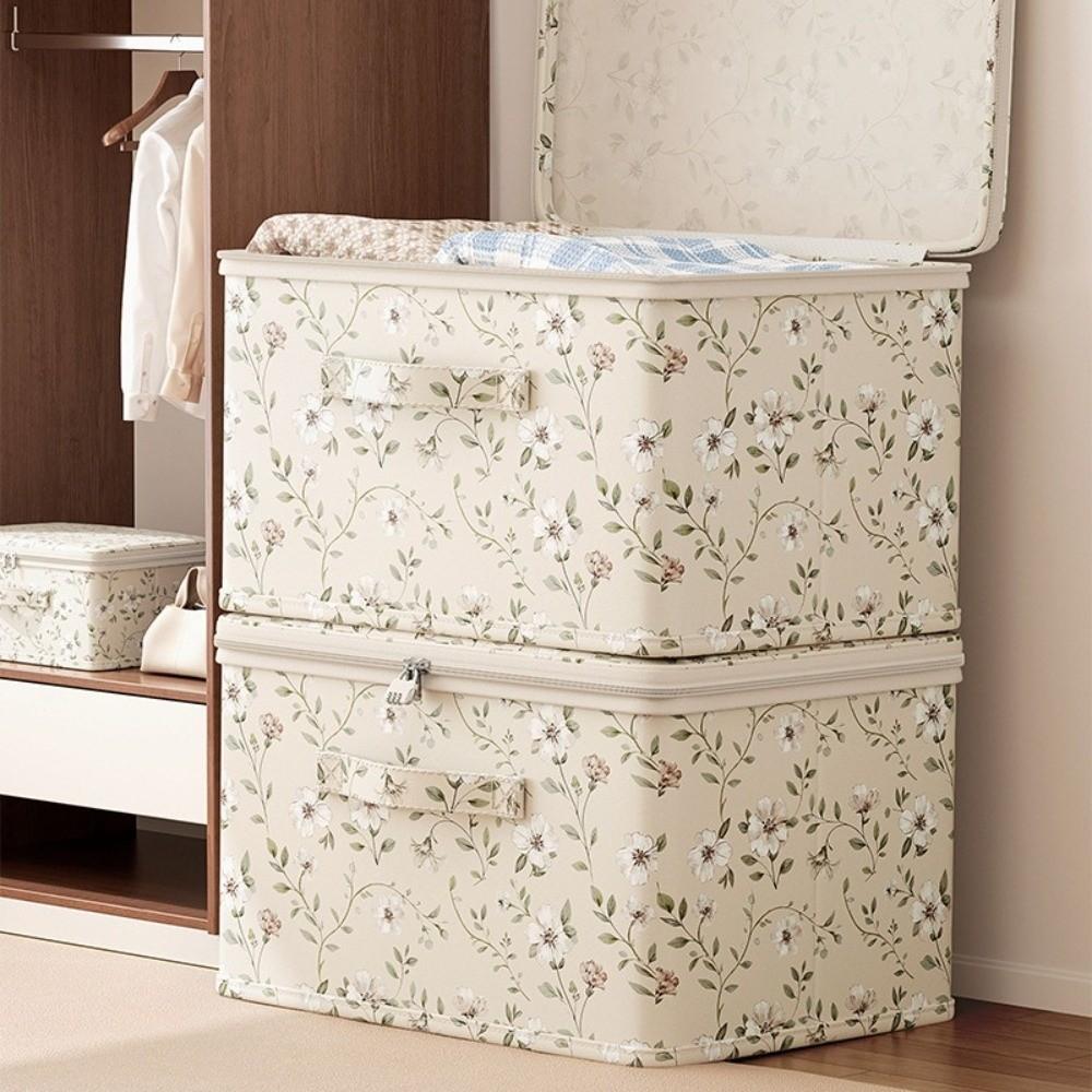 Washable Foldable Storage Box Dustproof Wardrobe Storage Bin  For Home Wardrobe Storage