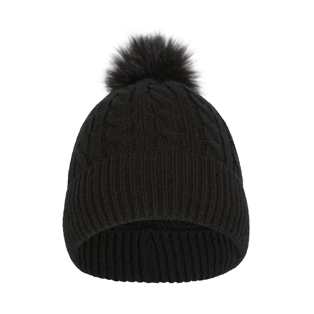 Mountain Warehouse Womens/Ladies Pom Pom Faux Fur Lined Beanie