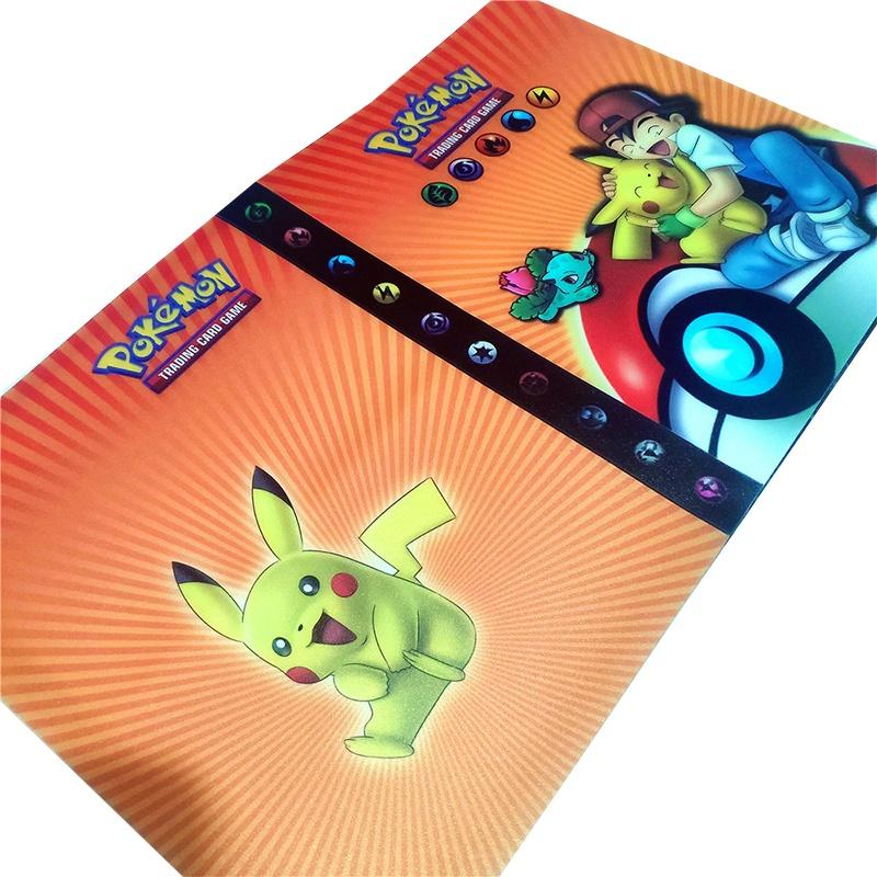 Pet Genie Pokémon Sammelkartenalbum mit 240 Hüllen und lebhaftem Einband als Geschenk zum Kindertag