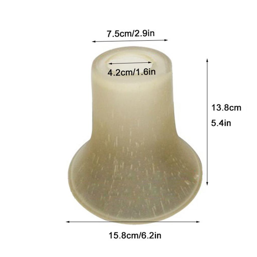 Tea Stain Color Glass Shade Replacement for Ceiling Fan Farmhouse Frost Glass Covers for E27 E26 Light Fixtures Vanity Lighting