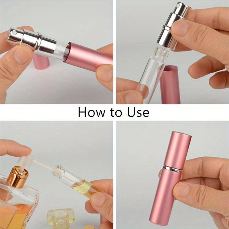 Portable Mini Perfume Glass Bottle Travel Spray Atomizer Empty Parfume Atomiser Sprayer