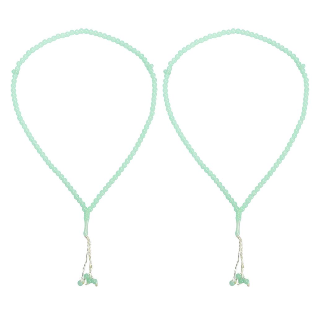 2 Stück Gebetsperlenkette 8mm Durchmesser 99 Perlen Armband zur Hand- und Autodekoration Weihnachtsgeschenk