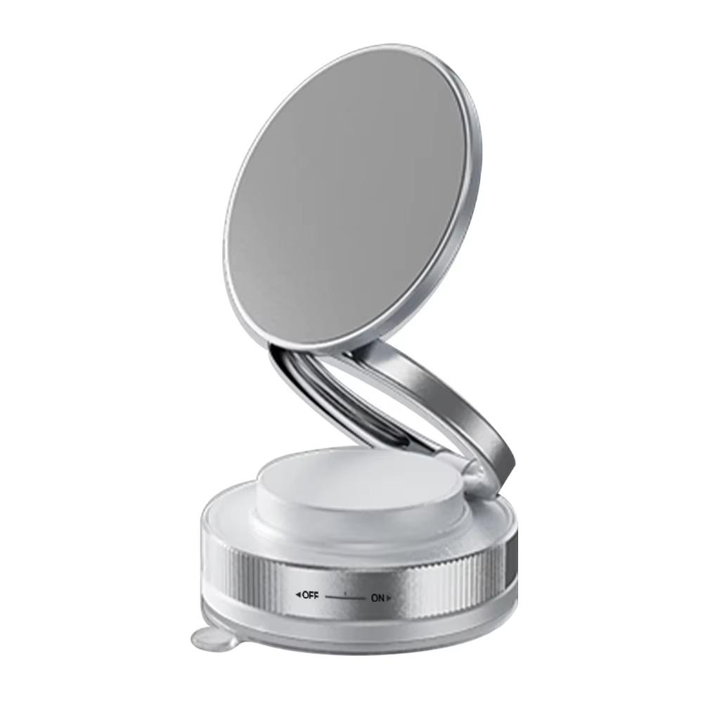 360 Adjustable Vacuum Magnetic Suction Cup Phone Mount Hands-Free Magnetic Cell Phone Holder for Cars Gym Mirror Smoot Hot Sales