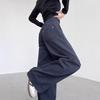 Wide leg pants women's autumn new straight pants high waist drape retro loose scimitar jeans