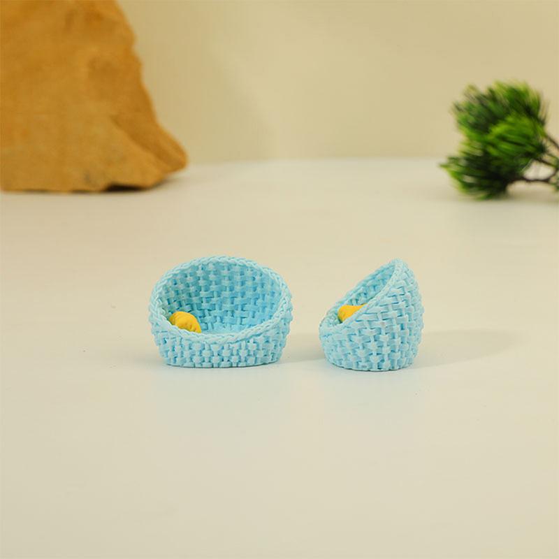 

1 шт. смоляное моделирование кошки милое гнездо микро ландшафтный орнамент настольное украшение для дома аксессуары своими руками синий