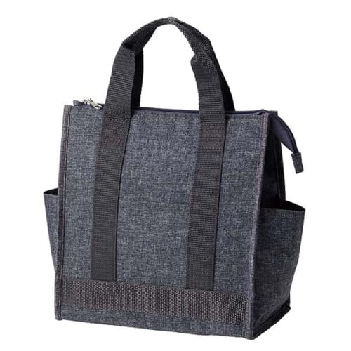 Torne Insulated Lunch Bag, Square, 4.6 Liters, Gray, 24.5cm Wide x 13cm Deep x 25.5cm High, P-3564