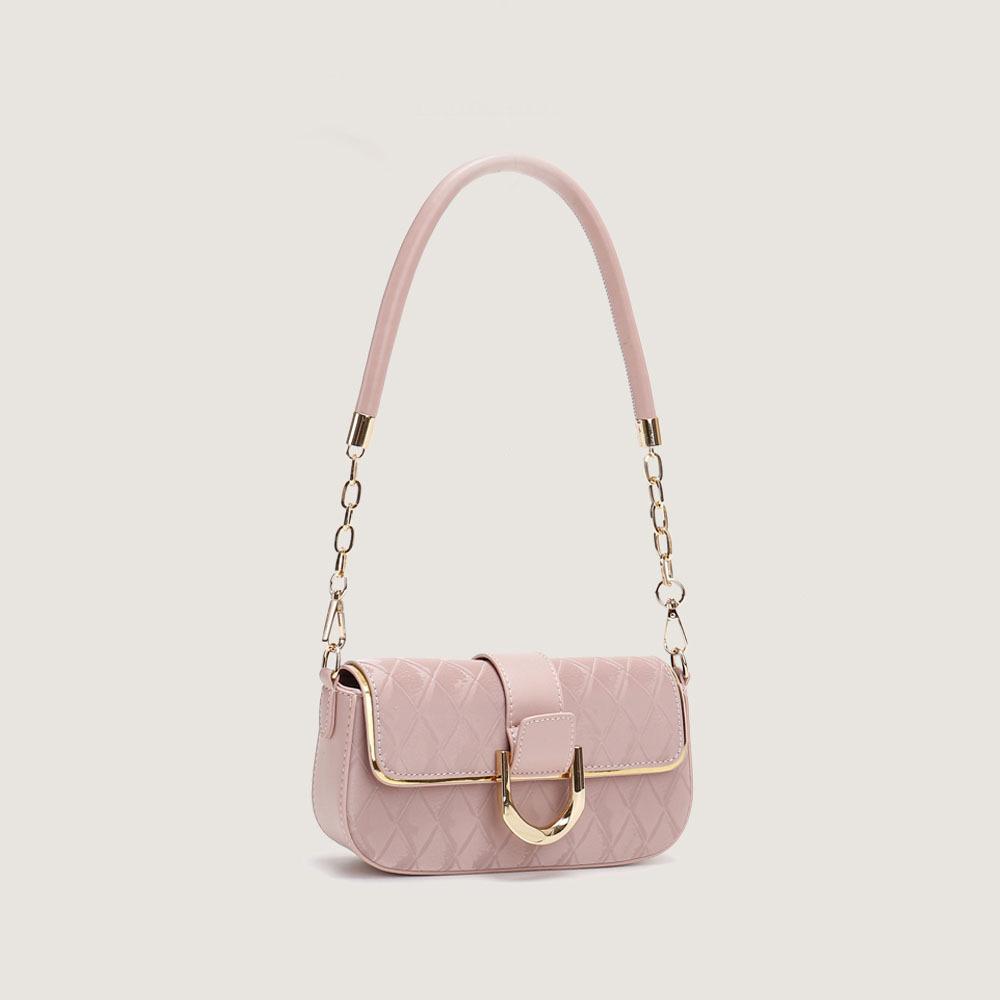 Fashionable Simple and Elegant Small Square Bag Chain Small Square Bag Underarm Single-shoulder Crossbody Bag