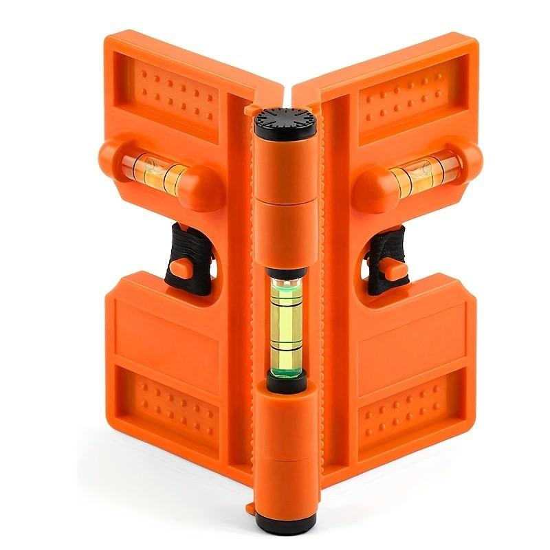 

3-Sided Magnetic Post Level – 270° View, w/ Strap & Magnet for Fence, Deck & Pipe