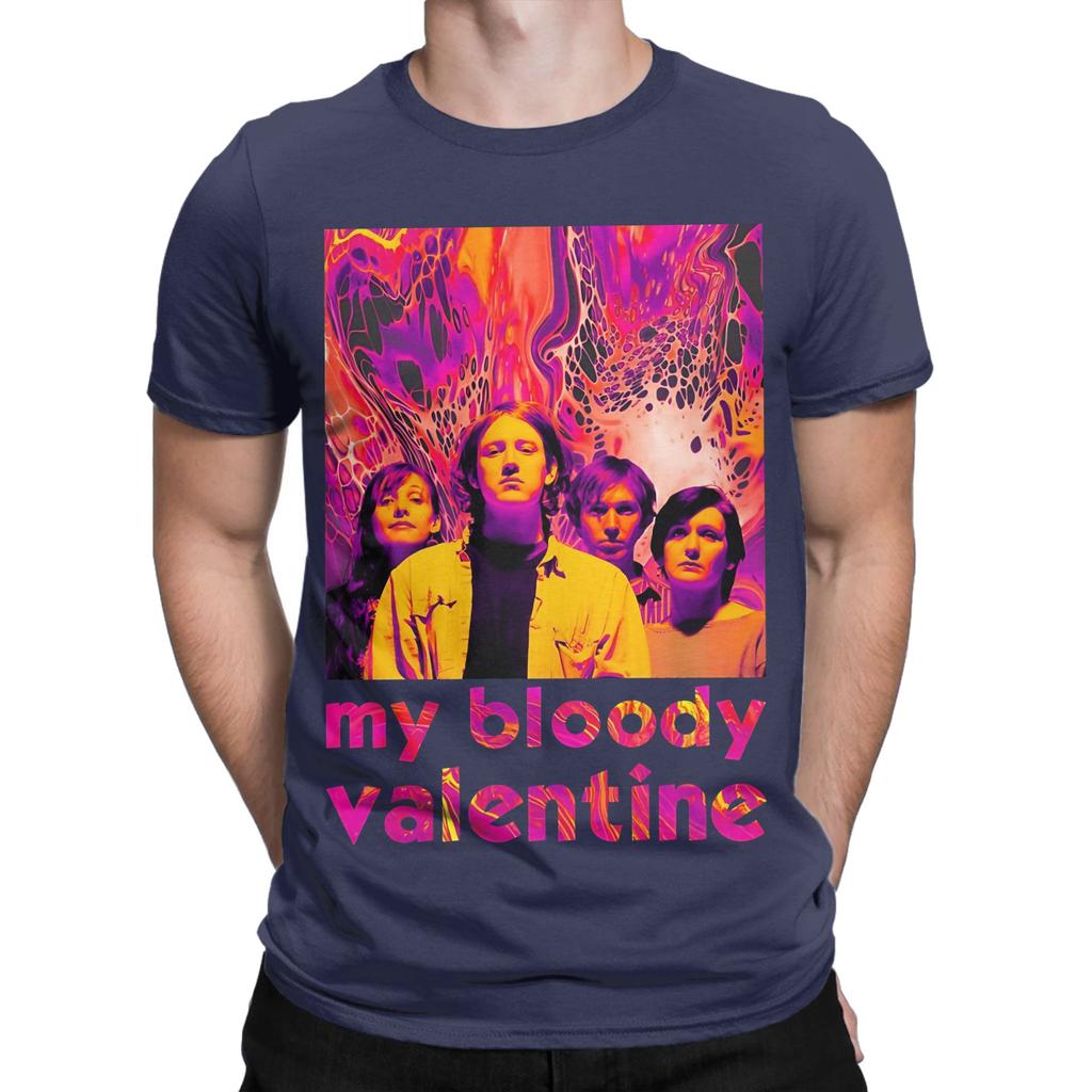 My Bloody Valentine Colorful Novelty Graphic 100 Cotton TShirt My Bloody Valentine Tees Tops For Unisex