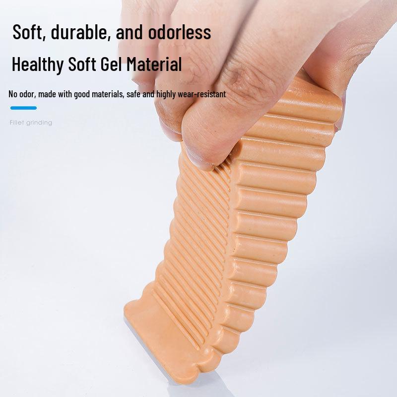 Rubber Anti-slip Windproof Door Stopper & Blocker - No-punch Anti-collision Device for Household Doors