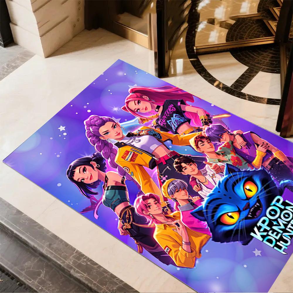 Neon Dreams: Future Fashion Area Rug Perfect for Bedrooms Kitchen Game Room Hallway Antislip Carpet Office home decor