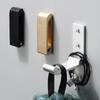 Aluminum Alloy Folding Hooks Wall Door Clothes Coat Hat Bags Hangers Kitchen Bathroom Rustproof Towel Hooks Foldable Hook