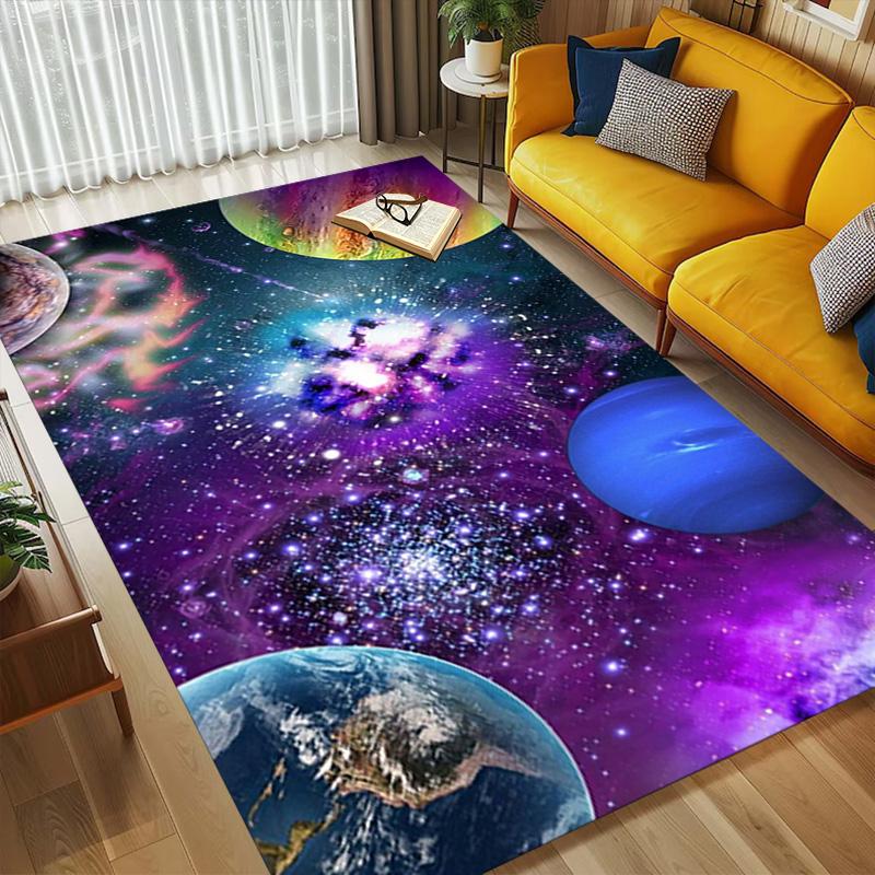 Galaxy Journey Living Room Nonslip Area Rug Soft Carpet For Bedroom Game Playroom Sofa Office Home Decor Doormat Christmas Gift C9302158