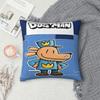 Home Decor Dog Man Pillowcases Accessories Pillow Cover Zippered Multi Size