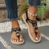 New Large-size Flat-bottomed Shoes for Women, Beach Sandals