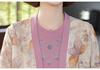 2026 Spring Collection: Stylish Outerwear & T-Shirt Set for Middle-Aged and Elderly Women - Perfect for Spring/Autumn
