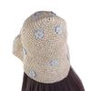 Protection Flower Handmade Weave Boho Beach Hat Sunscreen Straw Hat Sun Protection Sun Cap Sun Hat