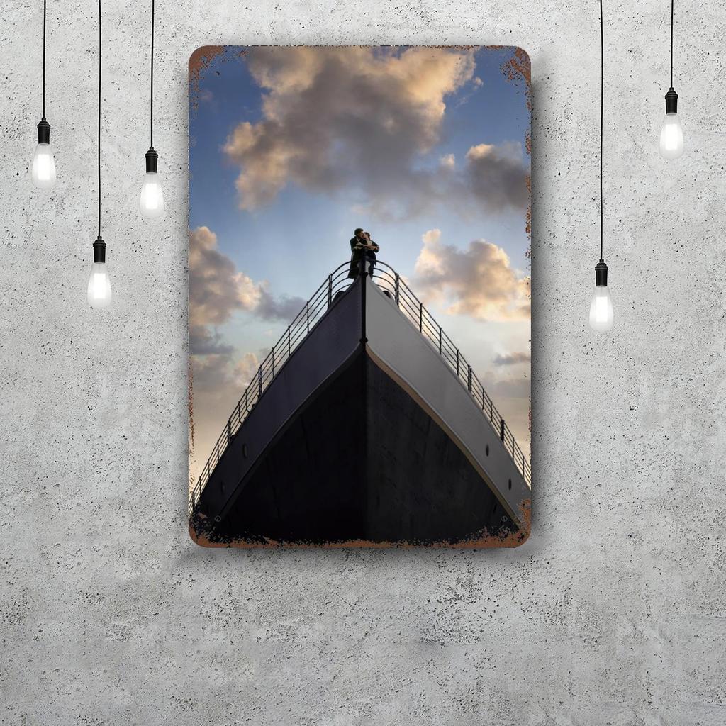 titanic movie Retro Vintage Tin Sign Poster Decorative Plaque Metal Plate Wall Decor