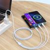 3 In 1 66W Data Cable  Liquid 6A Super Fast Charging Fast Charging Three In One Charging Cable 1.2M