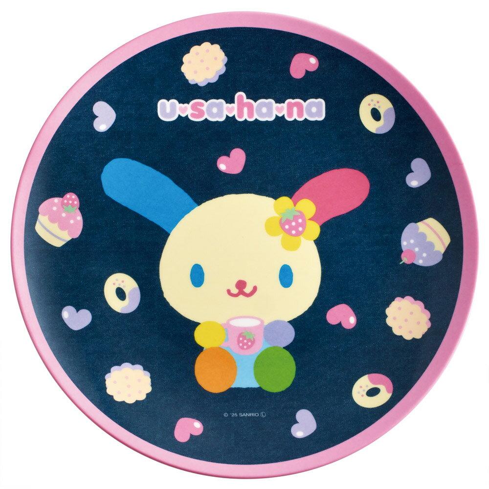 Skater Melamine Plate Stylish Character Breakfast Toast Guests MPL20P Usahana Sanrio Goods Side Pattern Snacks Salad Gift Western Tableware Style Type