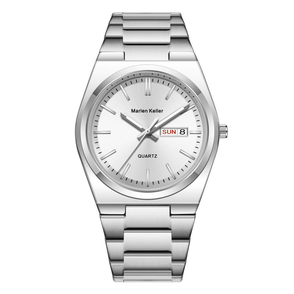 Luxury Quartz Man Wristwatch Sport Men Watches Waterproof Luminous Date Week Stainless Steel Men's Watch