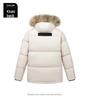 Herren Parka mit Kapuze und Pelzkragen - Dicke, Warme, Trendige Winterjacke mit 90% Weißen Entendaunen