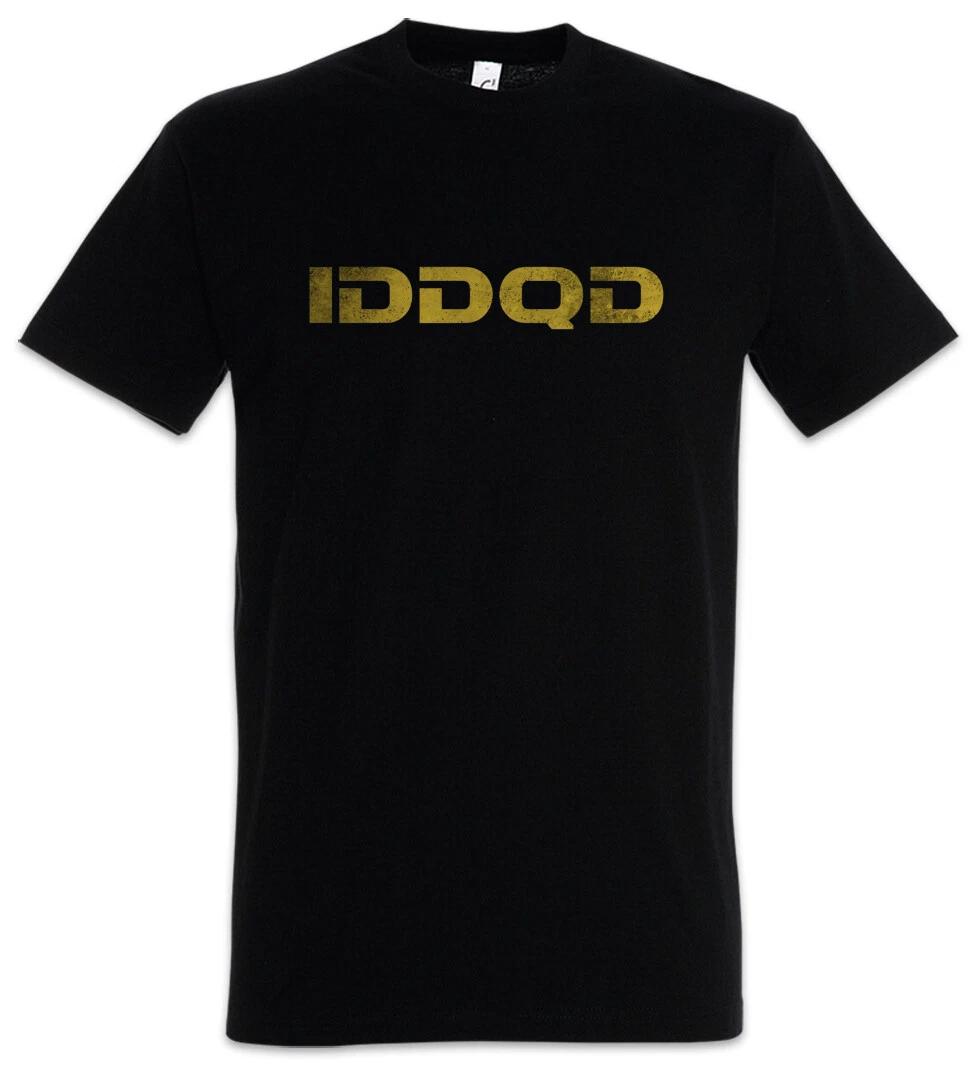 IDDQD Mens T-Shirt Fun Nerd Geek Sysadmin Coder Analyst IT Cheat Gamer Gaming S
