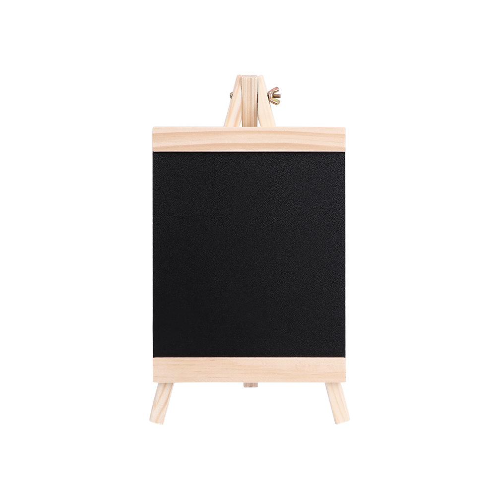 Mini Memo Chalk Black Desktop Message Writing Wooden Boards Blackboard Pine Wood Easel Chalkboard