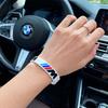 M Odznak Sportovní Náramek Muži Ženy Náramek Na Ruku Prsten Na Ruku Dárek Pro BMW M E46 E90 E60 F30 G20 X1 X2 X3 X4 X5 X6 X7 i3 i4 i5 i7 M2 F10