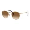 Ray-Ban Original Design Metallic Oval Sunglasses Men's Gold